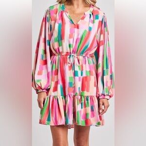 Willa Story Olivia brushstrokes dress